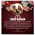 22Feels® Mama Schmuck Personalisiertes Geschenk Muttertag Geburtstag Frauen Halskette Personalisisierbar Karte Herz Collier Echt Silber Weihnachten-Schmuck mit Botschaftskarte - Herz21-22Feels