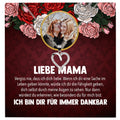 22Feels® Mama Schmuck Personalisiertes Geschenk Muttertag Geburtstag Frauen Halskette Personalisisierbar Karte Herz Collier Echt Silber Weihnachten-Schmuck mit Botschaftskarte - Herz21-22Feels