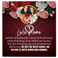 22Feels® Mama Schmuck Personalisiertes Geschenk Muttertag Geburtstag Frauen Halskette Personalisisierbar Karte Herz Collier Echt Silber Weihnachten-Schmuck mit Botschaftskarte - Herz21-22Feels