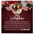 22Feels® Mama Schmuck Personalisiertes Geschenk Muttertag Geburtstag Frauen Halskette Personalisisierbar Karte Herz Collier Echt Silber Weihnachten-Schmuck mit Botschaftskarte - Herz21-22Feels