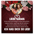 22Feels® Mama Schmuck Personalisiertes Geschenk Muttertag Geburtstag Frauen Halskette Personalisisierbar Karte Herz Collier Echt Silber Weihnachten-Schmuck mit Botschaftskarte - Herz21-22Feels