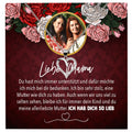 22Feels® Mama Schmuck Personalisiertes Geschenk Muttertag Geburtstag Frauen Halskette Personalisisierbar Karte Herz Collier Echt Silber Weihnachten-Schmuck mit Botschaftskarte - Herz21-22Feels
