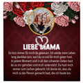 22Feels® Mama Schmuck Personalisiertes Geschenk Muttertag Geburtstag Frauen Halskette Personalisisierbar Karte Herz Collier Echt Silber Weihnachten-Schmuck mit Botschaftskarte - Herz21-22Feels
