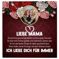 22Feels® Mama Schmuck Personalisiertes Geschenk Muttertag Geburtstag Frauen Halskette Personalisisierbar Karte Herz Collier Echt Silber Weihnachten-Schmuck mit Botschaftskarte - Herz21-22Feels