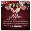 22Feels® Mama Schmuck Personalisiertes Geschenk Muttertag Geburtstag Frauen Halskette Personalisisierbar Karte Herz Collier Echt Silber Weihnachten-Schmuck mit Botschaftskarte - Herz21-22Feels