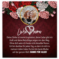 22Feels® Mama Schmuck Personalisiertes Geschenk Muttertag Geburtstag Frauen Halskette Personalisisierbar Karte Herz Collier Echt Silber Weihnachten-Schmuck mit Botschaftskarte - Herz21-22Feels