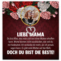 22Feels® Mama Schmuck Personalisiertes Geschenk Muttertag Geburtstag Frauen Halskette Personalisisierbar Karte Herz Collier Echt Silber Weihnachten-Schmuck mit Botschaftskarte - Herz21-22Feels