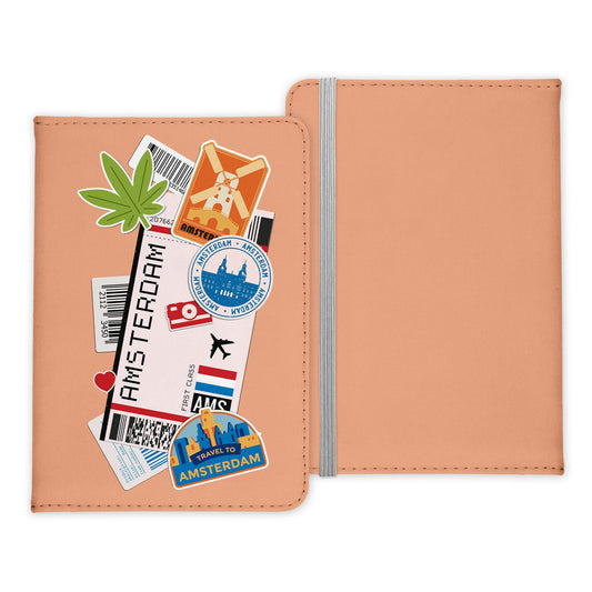 Amsterdam Souvenir - Reisepasshülle Organizer Reisen Gadgets Niederlande Holland Europa-Reisepass-Hülle-22Feels