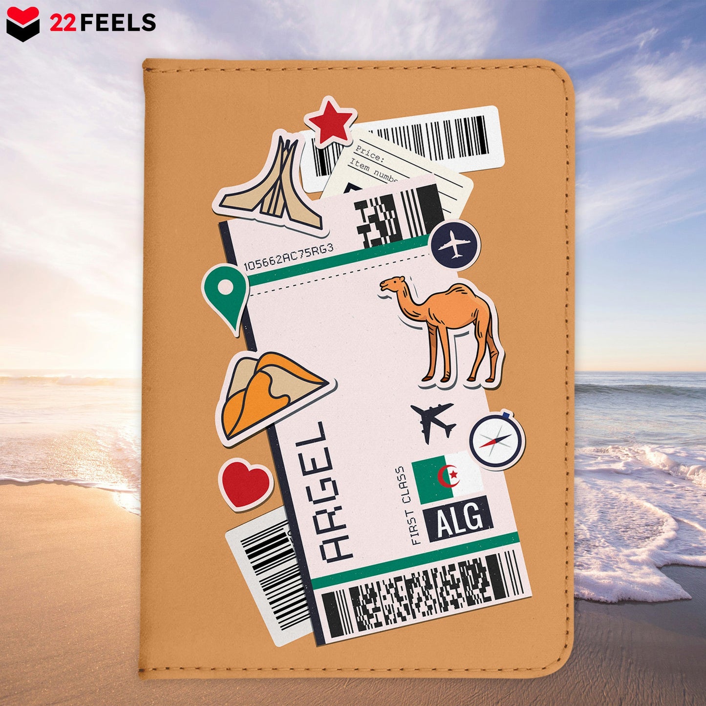 Argel Souvenir - Reisepasshülle Organizer Reisen Gadgets Hauptstadt Algerien Nordafrika-Reisepass-Hülle-22Feels