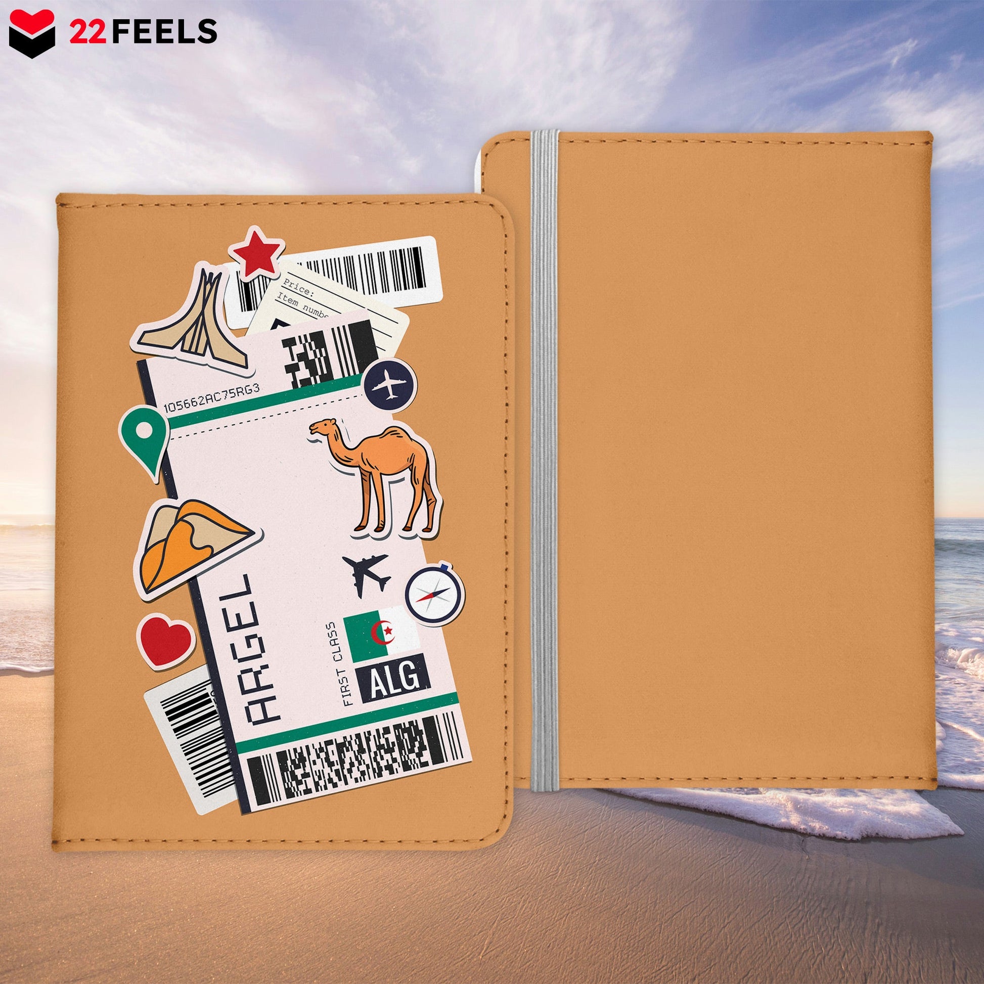 Argel Souvenir - Reisepasshülle Organizer Reisen Gadgets Hauptstadt Algerien Nordafrika-Reisepass-Hülle-22Feels