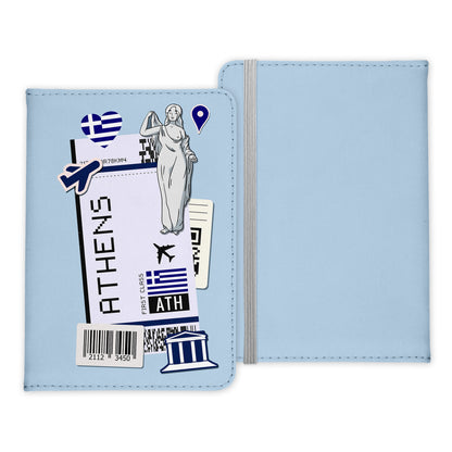 Athen Souvenir - Reisepasshülle Organizer Reisen Gadgets Griechenland Hauptstadt Europa Mittelmeer-Reisepass-Hülle-22Feels