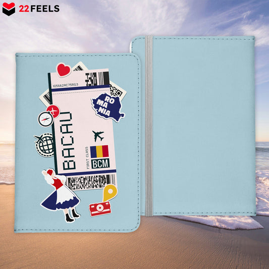 Bacau Souvenir - Reisepasshülle Organizer Reisen Gadgets Rumänien Europa Moldau-Reisepass-Hülle-22Feels