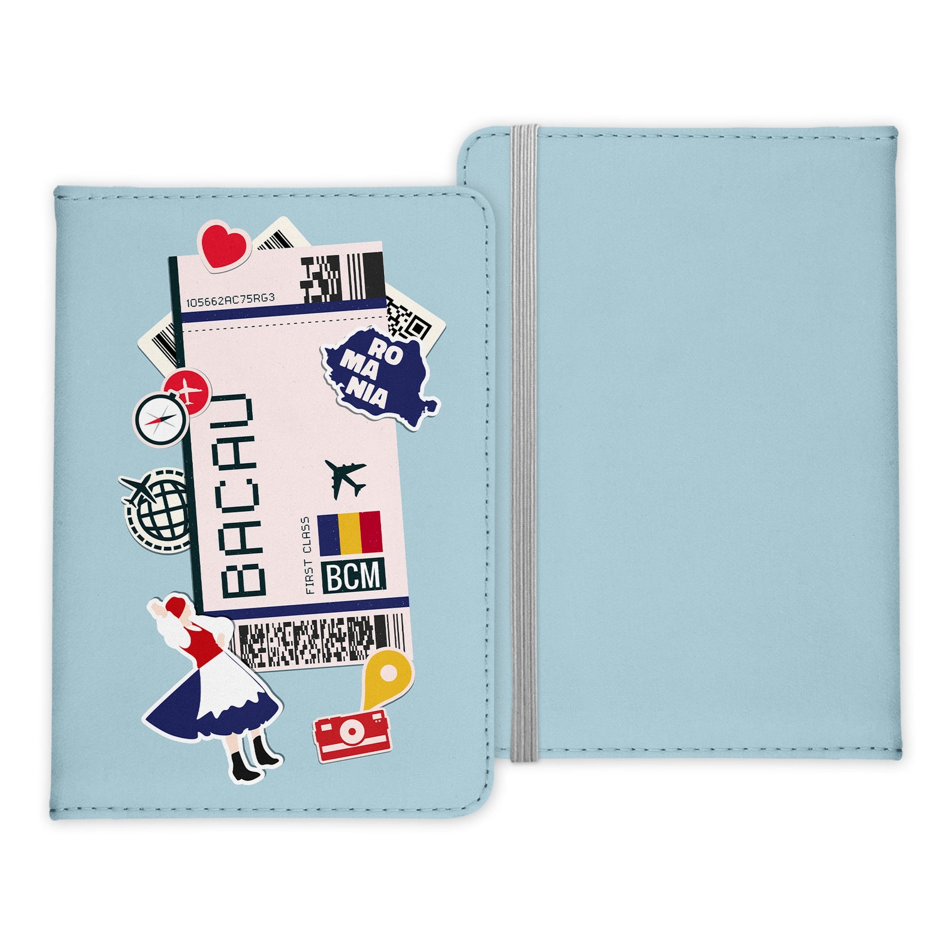 Bacau Souvenir - Reisepasshülle Organizer Reisen Gadgets Rumänien Europa Moldau-Reisepass-Hülle-22Feels