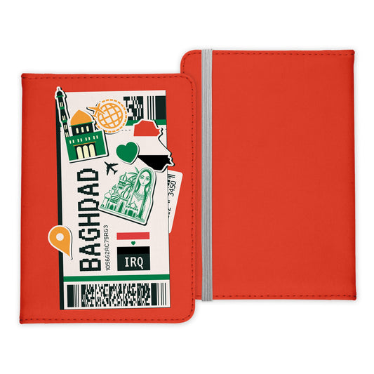 Baghdad Souvenir - Reisepasshülle Organizer Reisen Gadgets Irak Hauptstadt Naher Osten-Reisepass-Hülle-22Feels