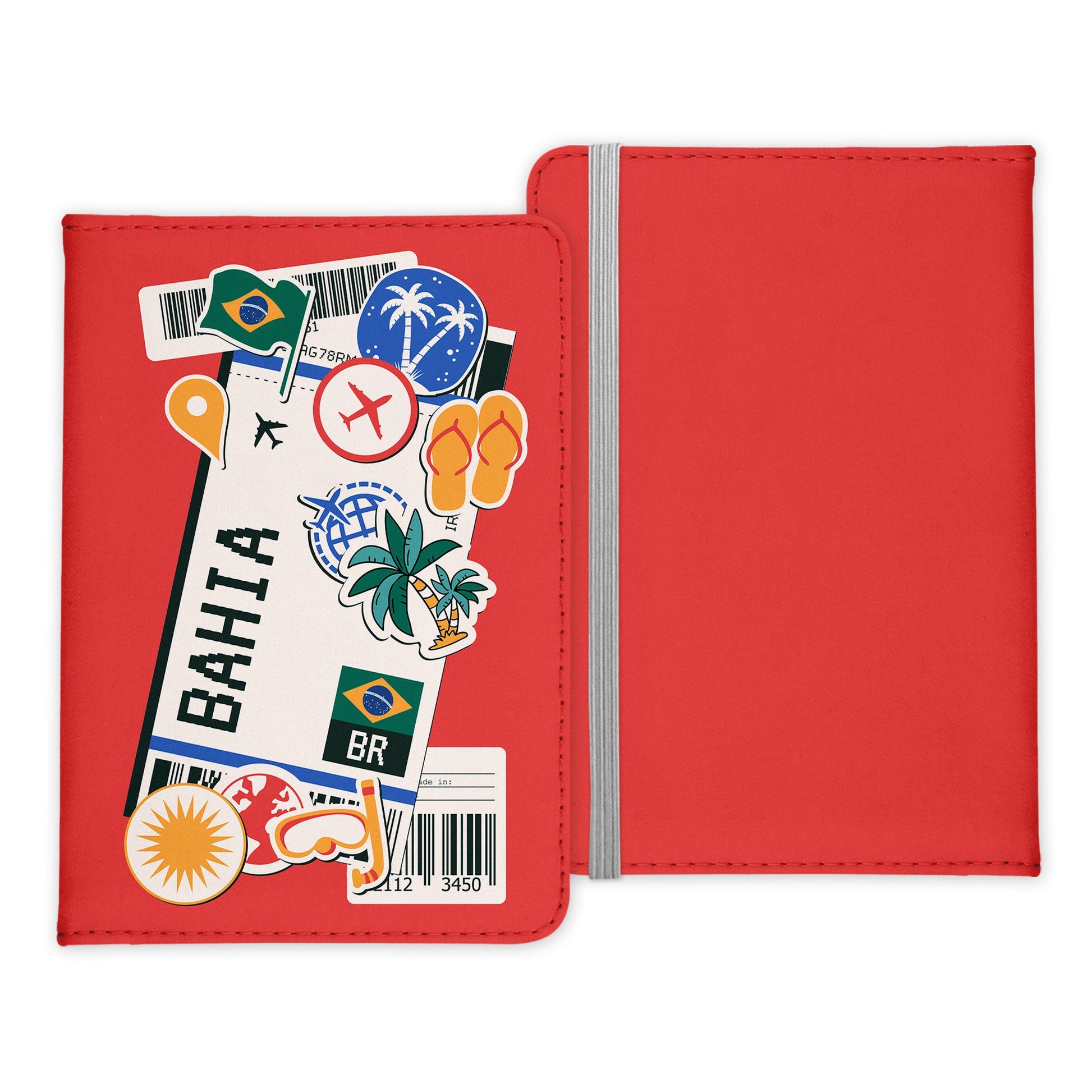 Bahia Souvenir - Reisepasshülle Organizer Reisen Gadgets Brasilien Südamerika-Reisepass-Hülle-22Feels