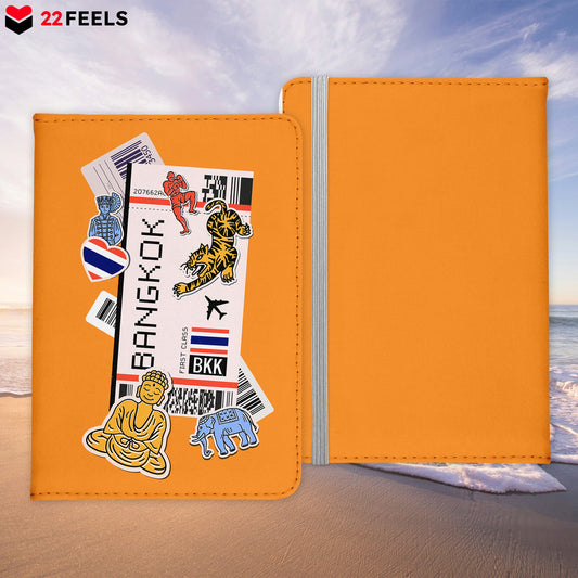 Bangkok Souvenir - Reisepasshülle Organizer Reisen Gadgets Thailand Haupstadt Asien-Reisepass-Hülle-22Feels