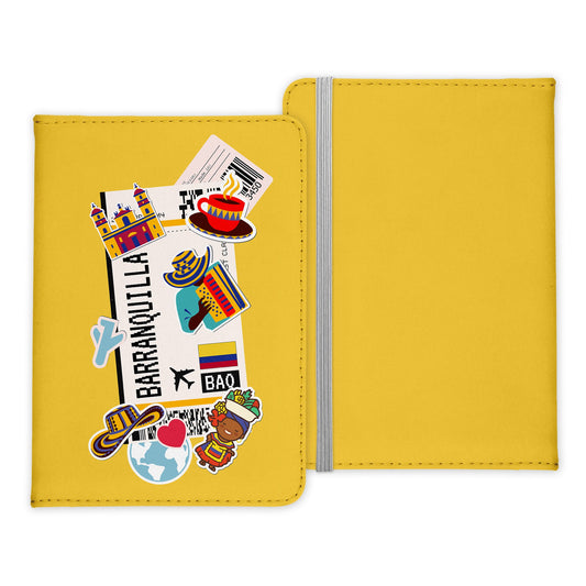 Barranquilla Souvenir - Reisepasshülle Organizer Reisen Gadgets Kolumbien Südamerika-Reisepass-Hülle-22Feels