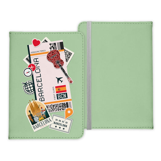 Barcelona Souvenir - Reisepasshülle Organizer Reisen Gadgets Spanien Europa-Reisepass-Hülle-22Feels