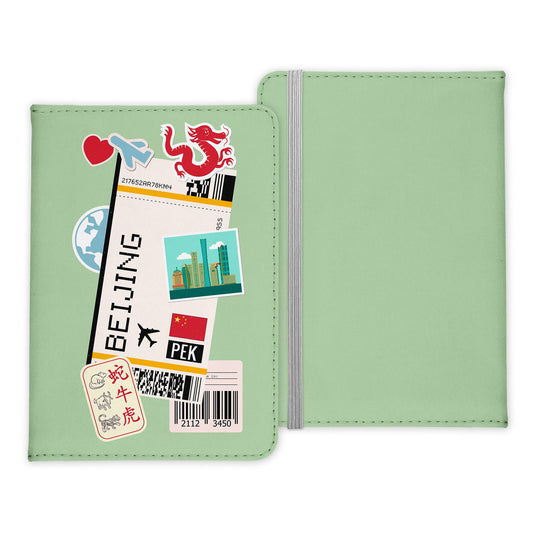 Peking Souvenir - Reisepasshülle Organizer Reisen Gadgets Beijing China Hauptstadt Asien-Reisepass-Hülle-22Feels