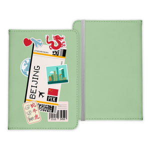 Peking Souvenir - Reisepasshülle Organizer Reisen Gadgets Beijing China Hauptstadt Asien-Reisepass-Hülle-22Feels