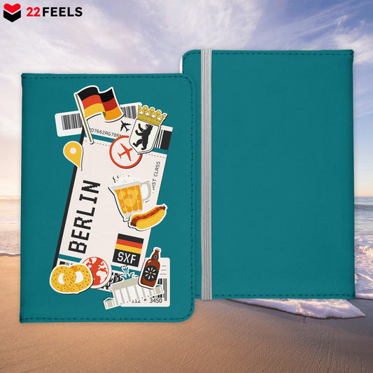Berlin Souvenir - Reisepasshülle Organizer Reisen Gadgets Deutschland Haupstadt Europa-Reisepass-Hülle-22Feels