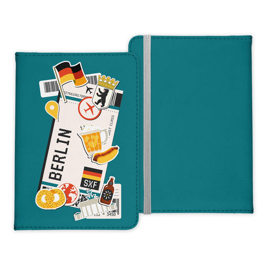 Berlin Souvenir - Reisepasshülle Organizer Reisen Gadgets Deutschland Haupstadt Europa-Reisepass-Hülle-22Feels