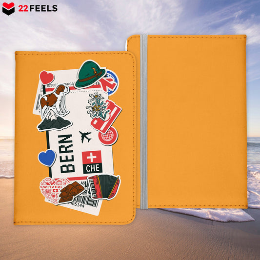 Bern Souvenir - Reisepasshülle Organizer Reisen Gadgets Schweiz Europa-Reisepass-Hülle-22Feels