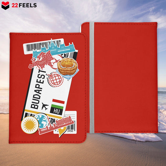 Budapest Souvenir - Reisepasshülle Organizer Reisen Gadgets Ungarn Europa Haupstadt-Reisepass-Hülle-22Feels