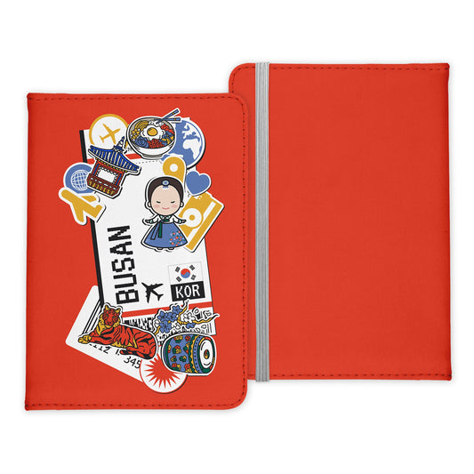 Busan Souvenir - Reisepasshülle Organizer Reisen Gadgets Südkorea Asien-Reisepass-Hülle-22Feels