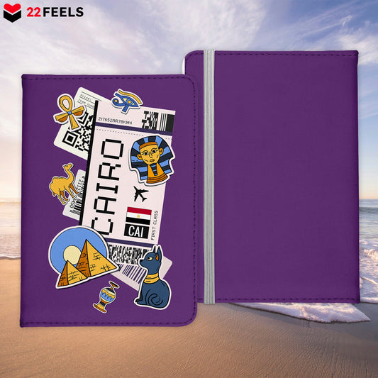 Kairo Souvenir - Reisepasshülle Organizer Reisen Gadgets ƒgypten Haupstadt-Reisepass-Hülle-22Feels
