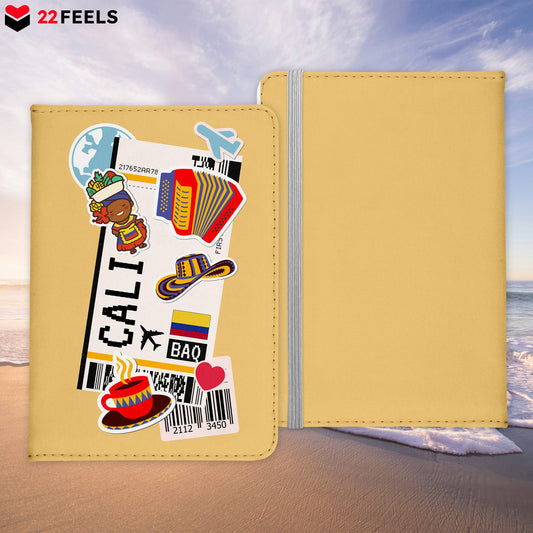 Cali Souvenir - Reisepasshülle Organizer Reisen Gadgets Kolumbien Südamerika-Reisepass-Hülle-22Feels