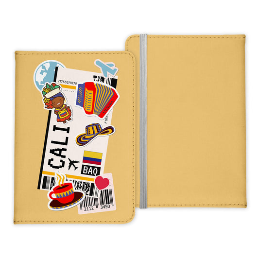 Cali Souvenir - Reisepasshülle Organizer Reisen Gadgets Kolumbien Südamerika-Reisepass-Hülle-22Feels