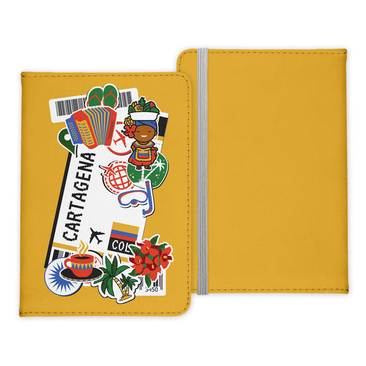 Cartagena Souvenir - Reisepasshülle Organizer Reisen Gadgets Kolumbien Südamerika-Reisepass-Hülle-22Feels