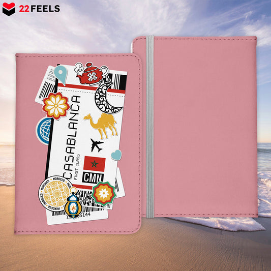 Casablanca Souvenir - Reisepasshülle Organizer Reisen Gadgets Marokko Nordafrika-Reisepass-Hülle-22Feels