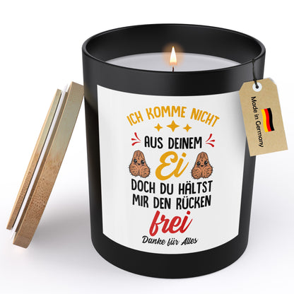 22Feels® Stiefpapa Geschenk HANDGEMACHTE Sojawachs Duft-Kerze im Glas (ZITRUS, VEGAN)-Spruchkerzen B1K1-22Feels