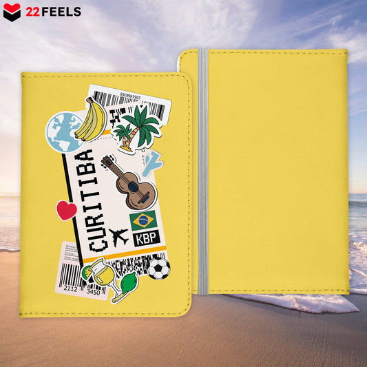 Curitiba Souvenir - Reisepasshülle Organizer Reisen Gadgets Brasilien Südamerika-Reisepass-Hülle-22Feels
