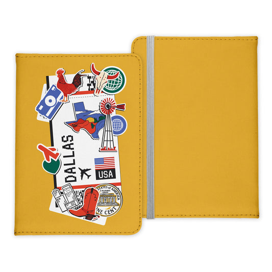 Dallas Souvenir - Reisepasshülle Organizer Reisen Gadgets Texas USA Vereinigte Staaten von Amerika-Reisepass-Hülle-22Feels