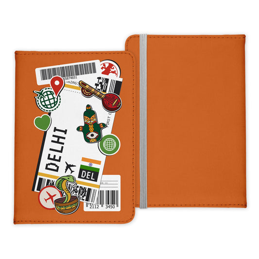Delhi Souvenir - Reisepasshülle Organizer Reisen Gadgets Indien Asien-Reisepass-Hülle-22Feels