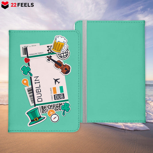 Dublin Souvenir - Reisepasshülle Organizer Reisen Gadgets Irland Haupstadt Europa-Reisepass-Hülle-22Feels