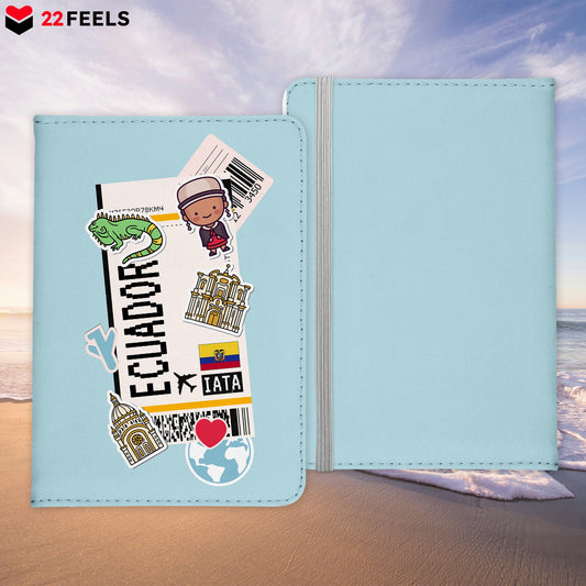 Ecuador Souvenir - Reisepasshülle Organizer Reisen Gadgets Südamerika-Reisepass-Hülle-22Feels