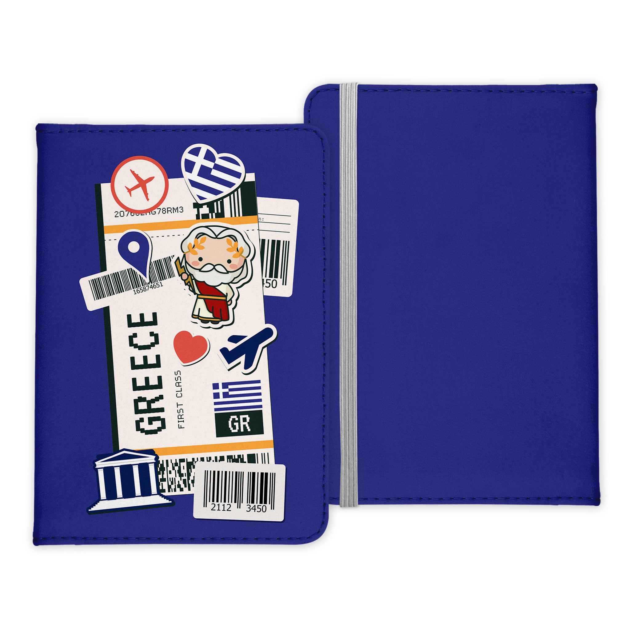 Griechenland Souvenir - Reisepasshülle Organizer Reisen Gadgets Europa-Reisepass-Hülle-22Feels