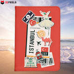 Istanbul Souvenir - Reisepasshülle Organizer Reisen Gadgets Türkei Bosporus-Reisepass-Hülle-22Feels