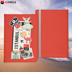 Istanbul Souvenir - Reisepasshülle Organizer Reisen Gadgets Türkei Bosporus-Reisepass-Hülle-22Feels