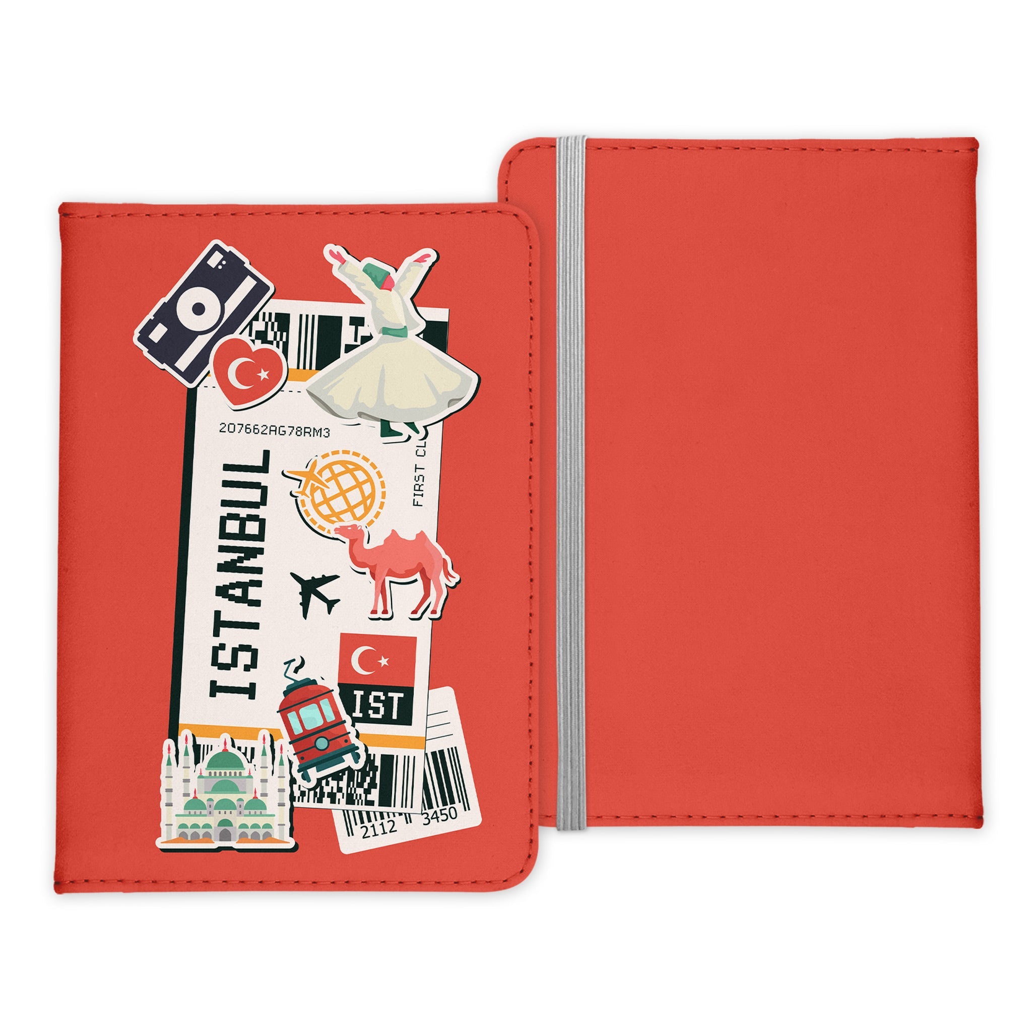 Istanbul Souvenir - Reisepasshülle Organizer Reisen Gadgets Türkei Bosporus-Reisepass-Hülle-22Feels