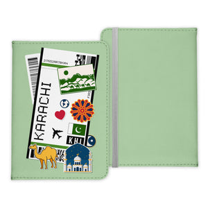Karatschi Souvenir - Reisepasshülle Organizer Reisen Gadgets Pakistan-Reisepass-Hülle-22Feels