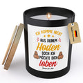 22Feels® Stiefpapa Geschenk HANDGEMACHTE Sojawachs Duft-Kerze im Glas (ZITRUS, VEGAN)-Spruchkerzen B1K1-22Feels