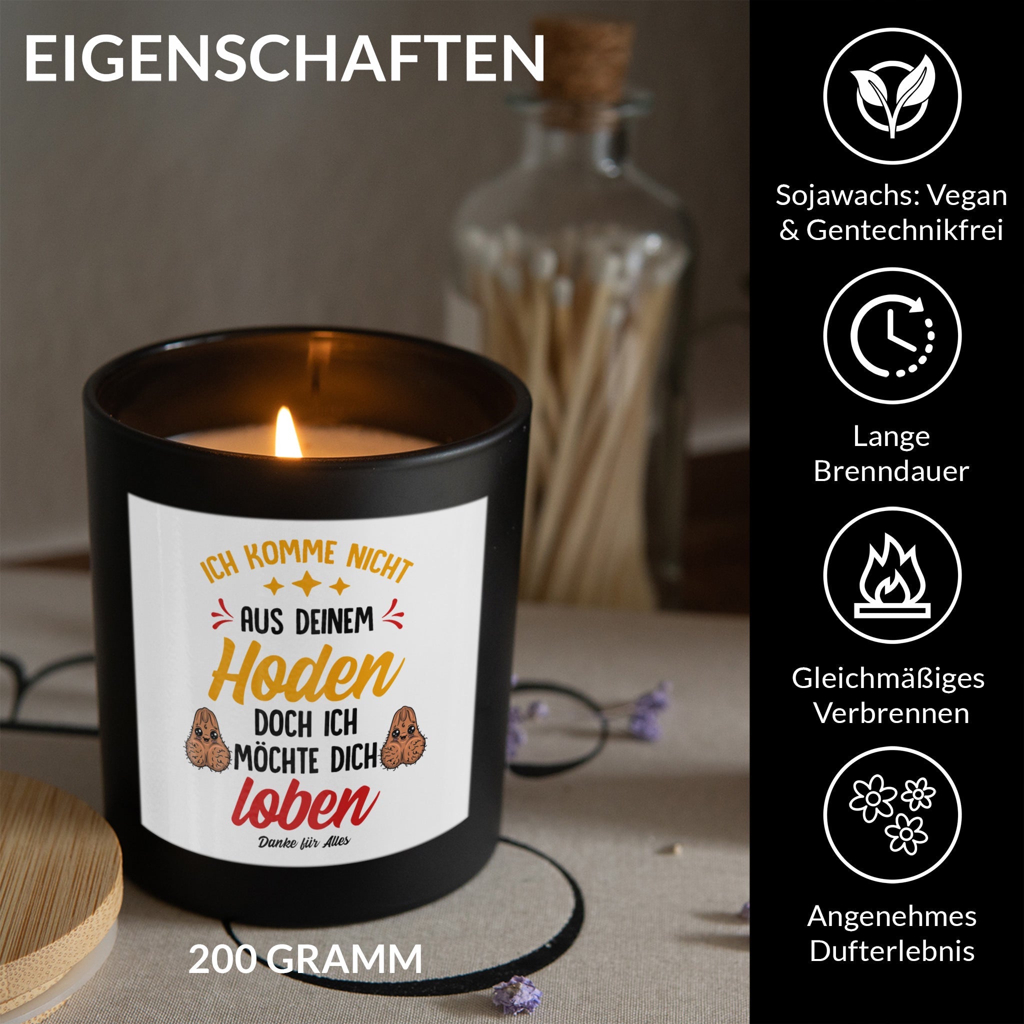 22Feels® Stiefpapa Geschenk HANDGEMACHTE Sojawachs Duft-Kerze im Glas (ZITRUS, VEGAN)-Spruchkerzen B1K1-22Feels