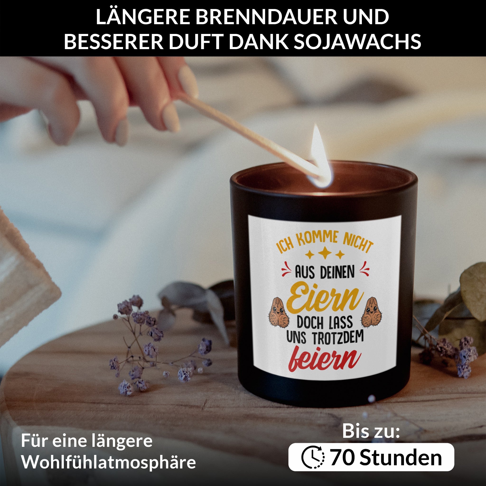 22Feels® Stiefpapa Geschenk HANDGEMACHTE Sojawachs Duft-Kerze im Glas (ZITRUS, VEGAN)-Spruchkerzen B1K1-22Feels