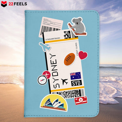Sydney Souvenir - Reisepasshülle Organizer Reisen Gadgets Hauptstadt New South Wales Australien-Reisepass-Hülle-22Feels