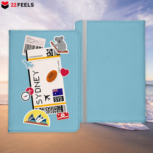 Sydney Souvenir - Reisepasshülle Organizer Reisen Gadgets Hauptstadt New South Wales Australien-Reisepass-Hülle-22Feels